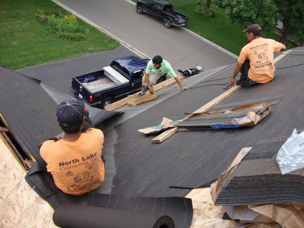 Expert roof leak repair for residential properties across St Paul, MN - North Lake Contracting