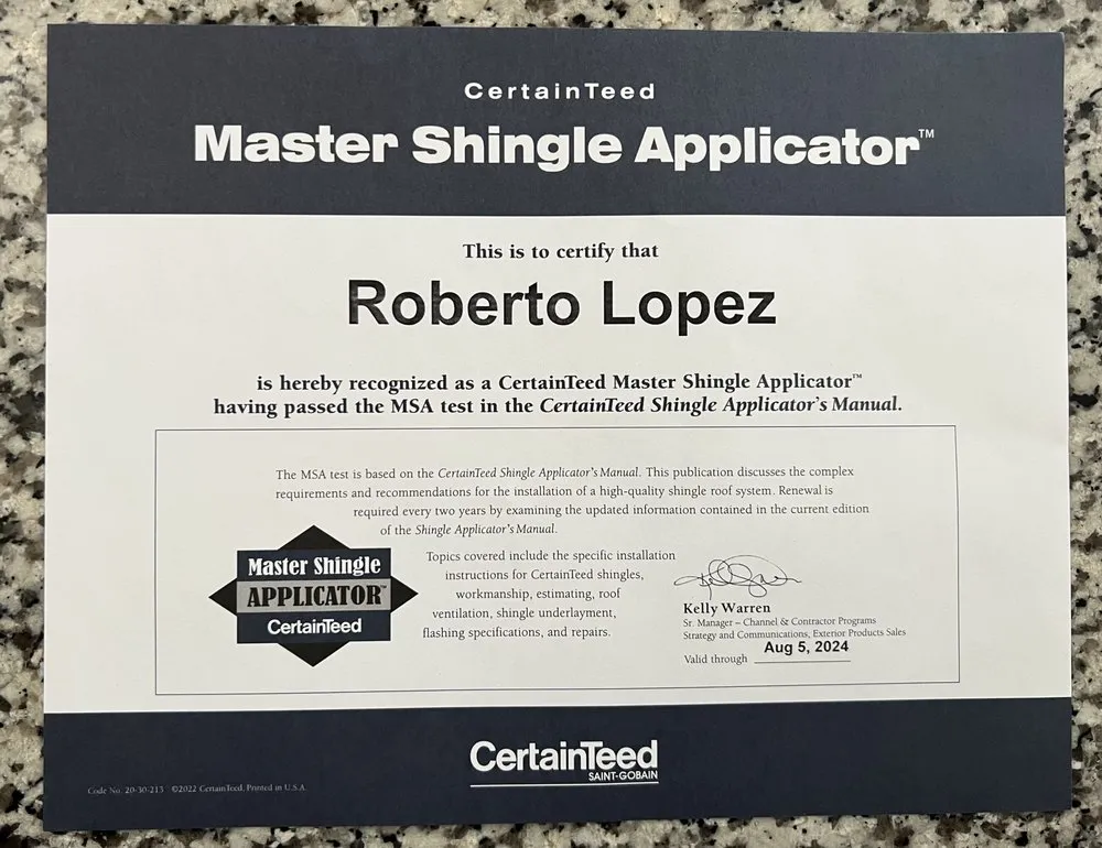 Slide of North Point Roofing