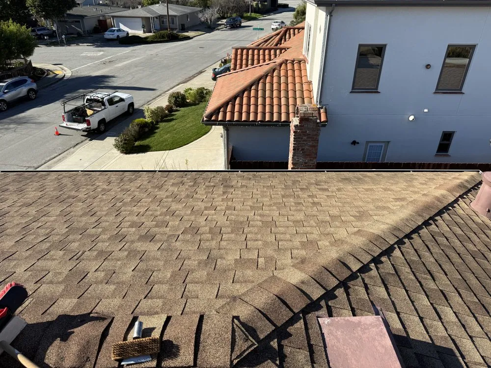 Slide of North Roof Cleaning