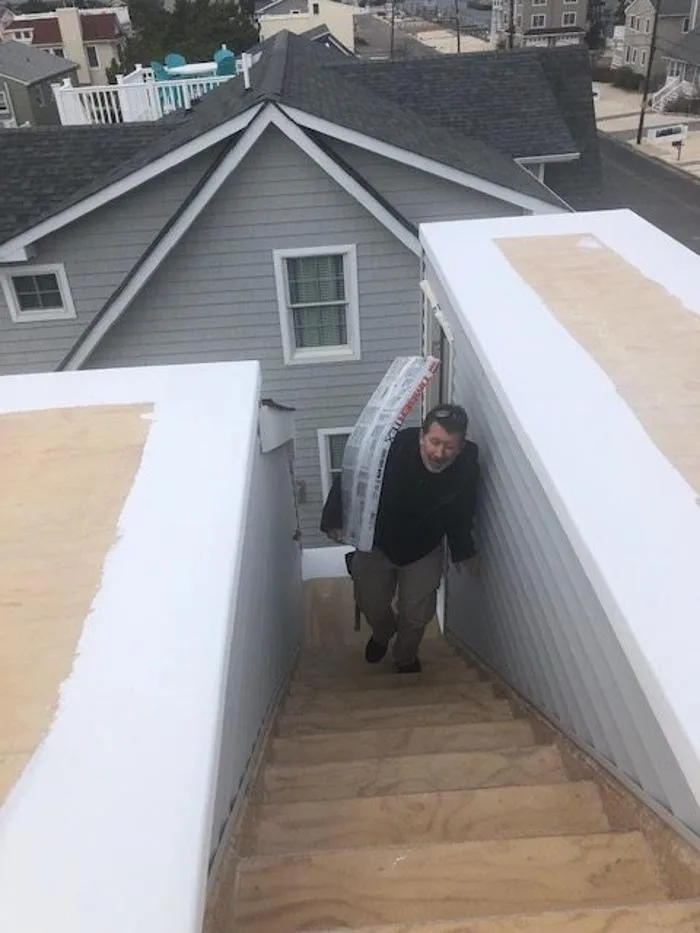 Emergency roof installation in Bayville, NJ - North Star Roof Services