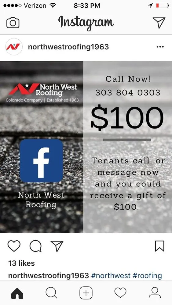 Slide of North West Roofing