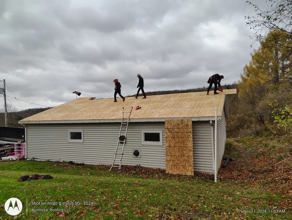 Local flat roof repair in MacDougall, NY by Northstar Roofing