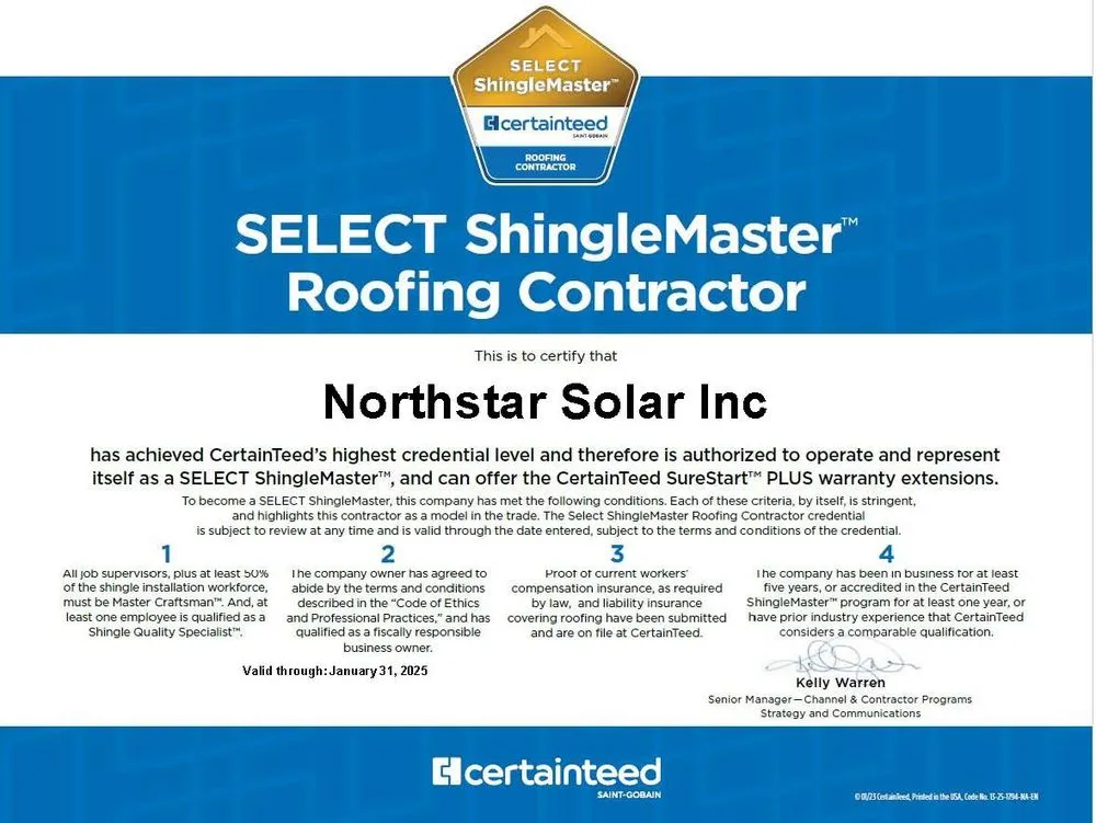 Slide of NorthStar Solar