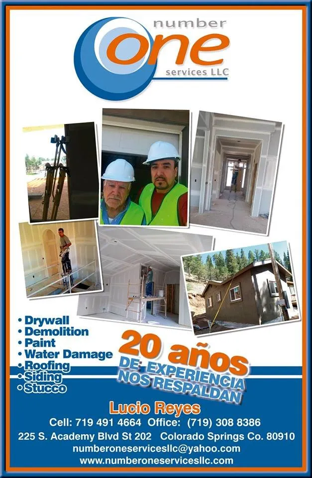 Slide of Number One Services