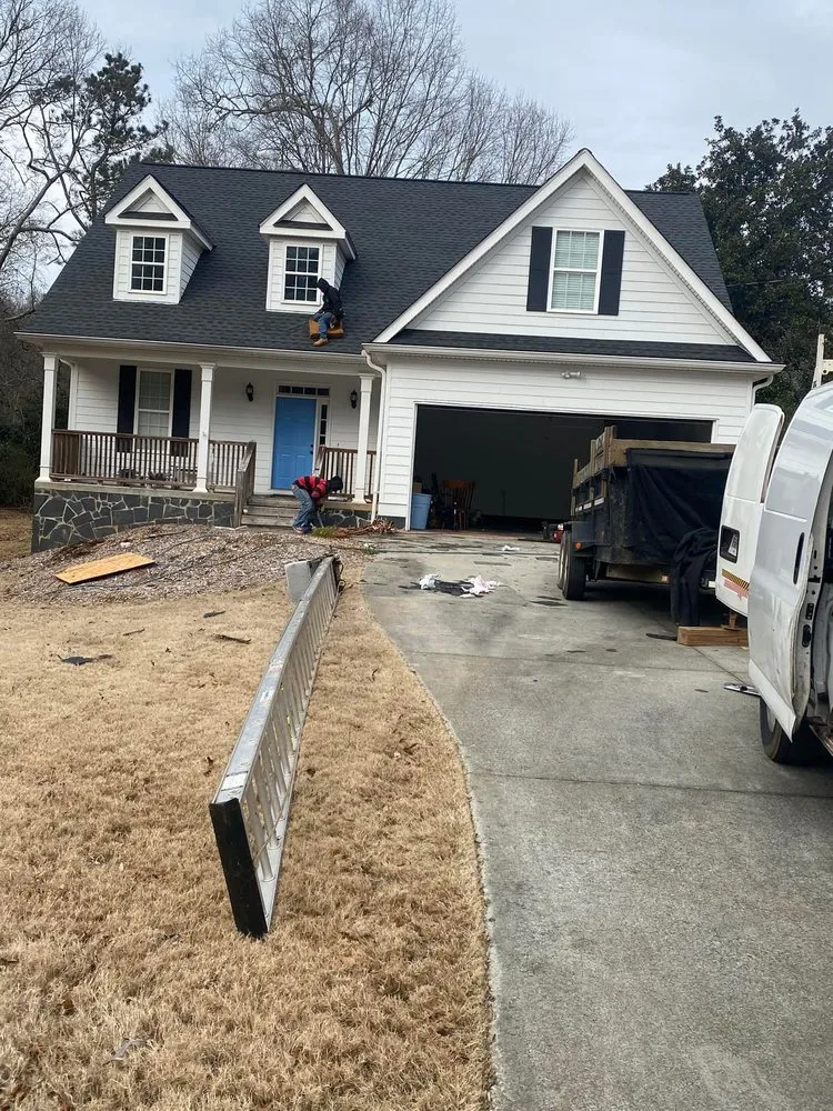 Expert storm damage roof repair same-day service in Franklin, GA by Nutt Roofing & Siding