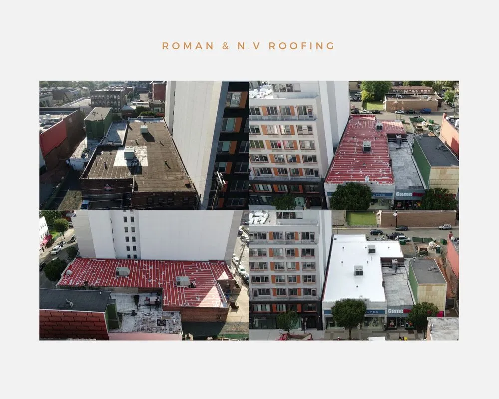 Slide of NV & Roman Commercial Roofing