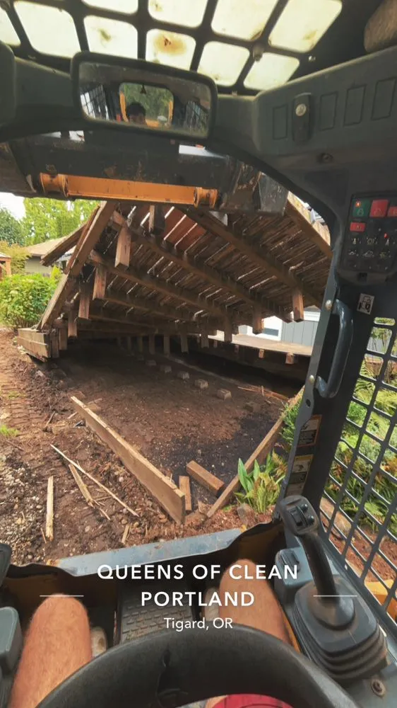 Slide of NW timberline construction