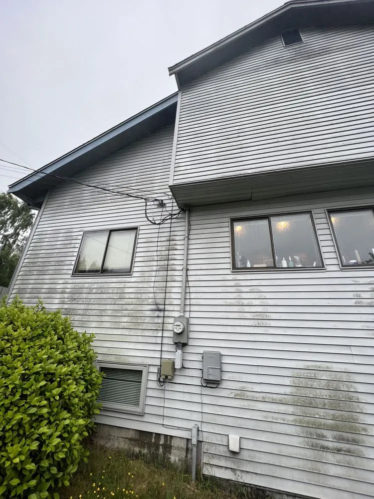 Slide of NW Window & Gutter