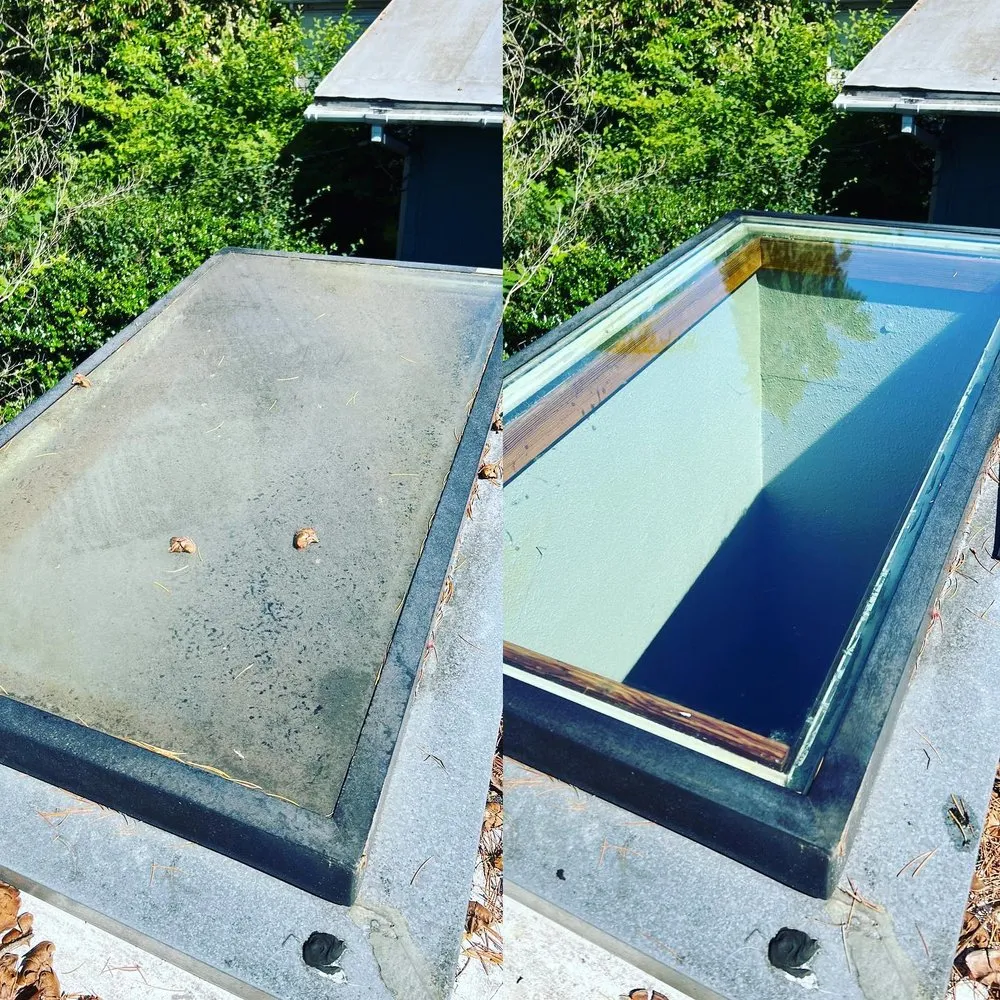 Slide of NW Window & Gutter