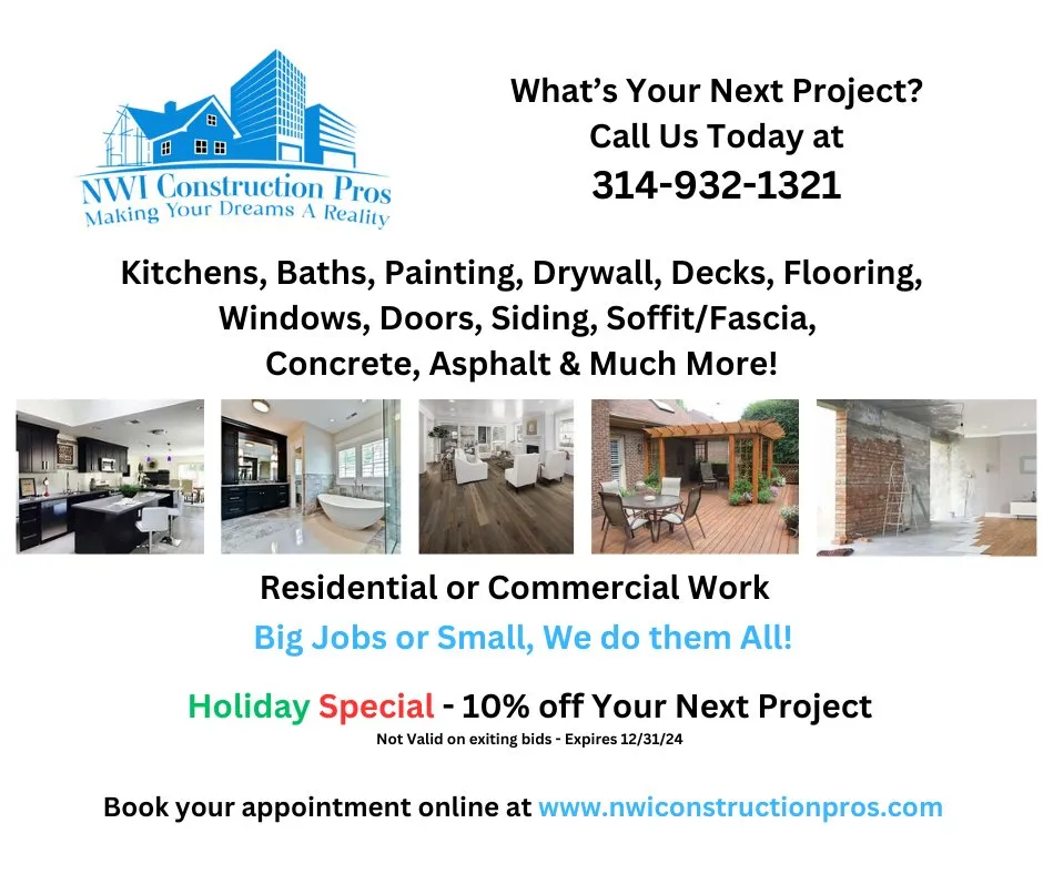 Slide of NWI Construction Pros