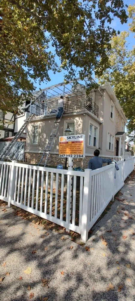 Slide of NYC Skyline Construction