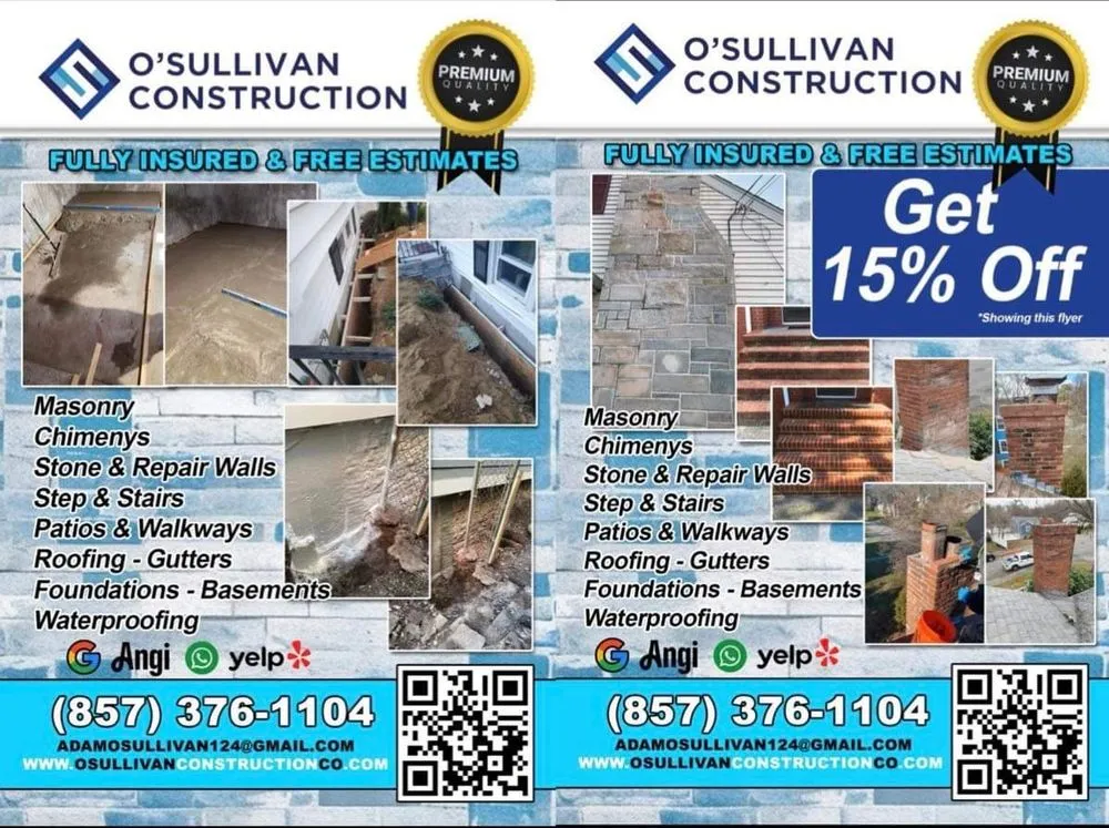 Slide of O Sullivan Construction