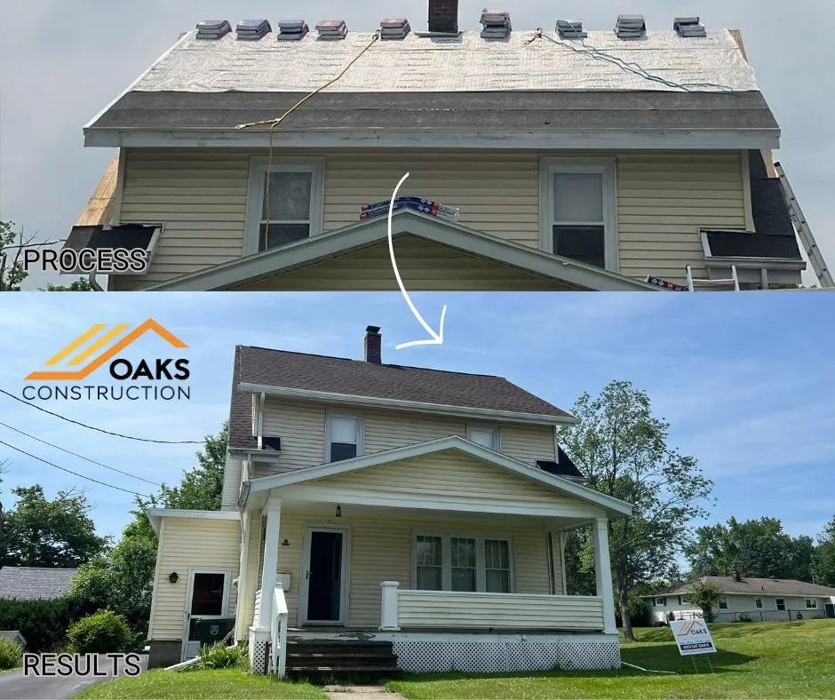 Slide of Oaks Roofing and Siding