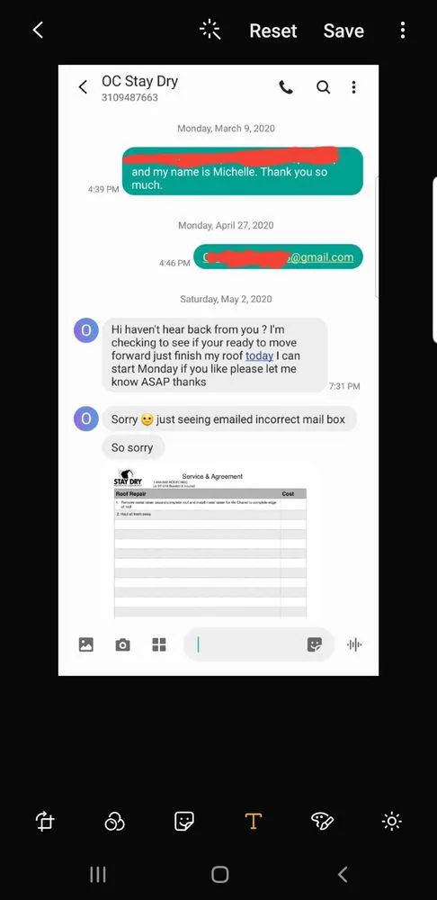 Slide of OC Stay Dry Roofing Company