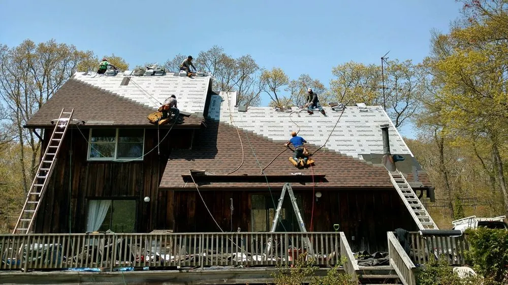 Emergency roof inspection in Wakefield, RI by Ocean Breeze Property Services