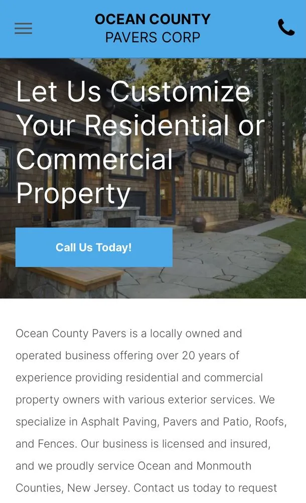 Slide of Ocean County Pavers