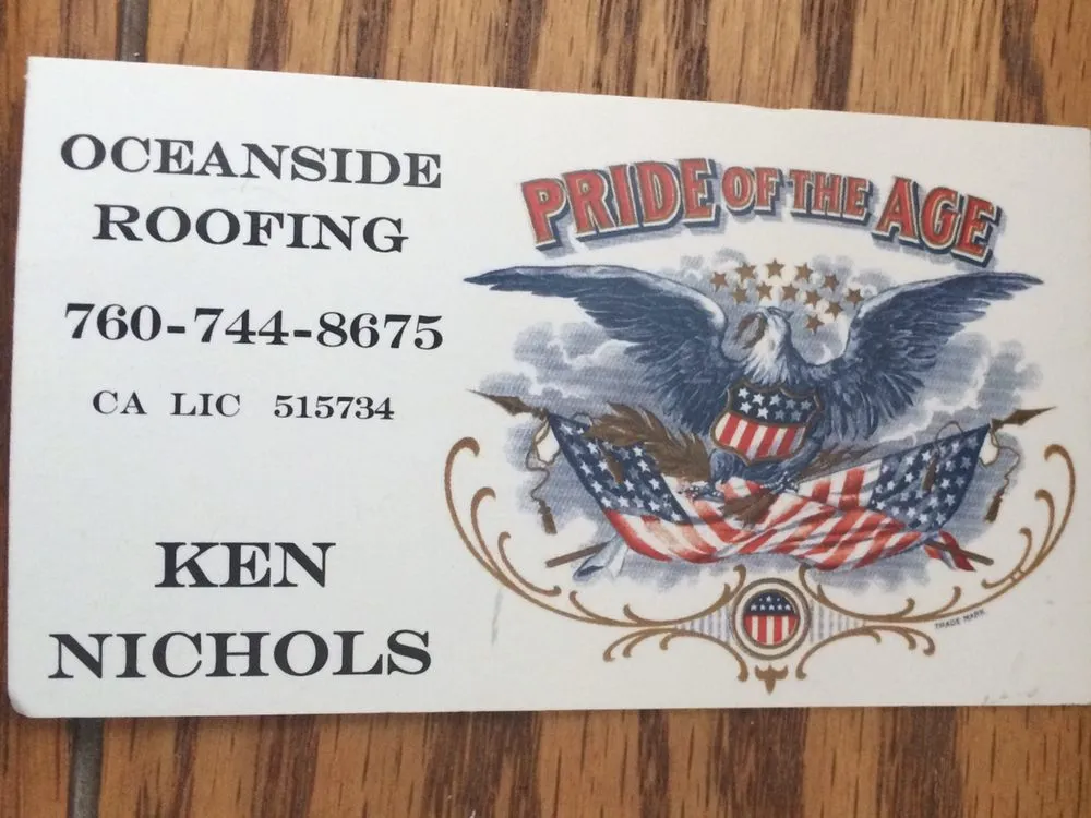 Slide of Oceanside Roofing