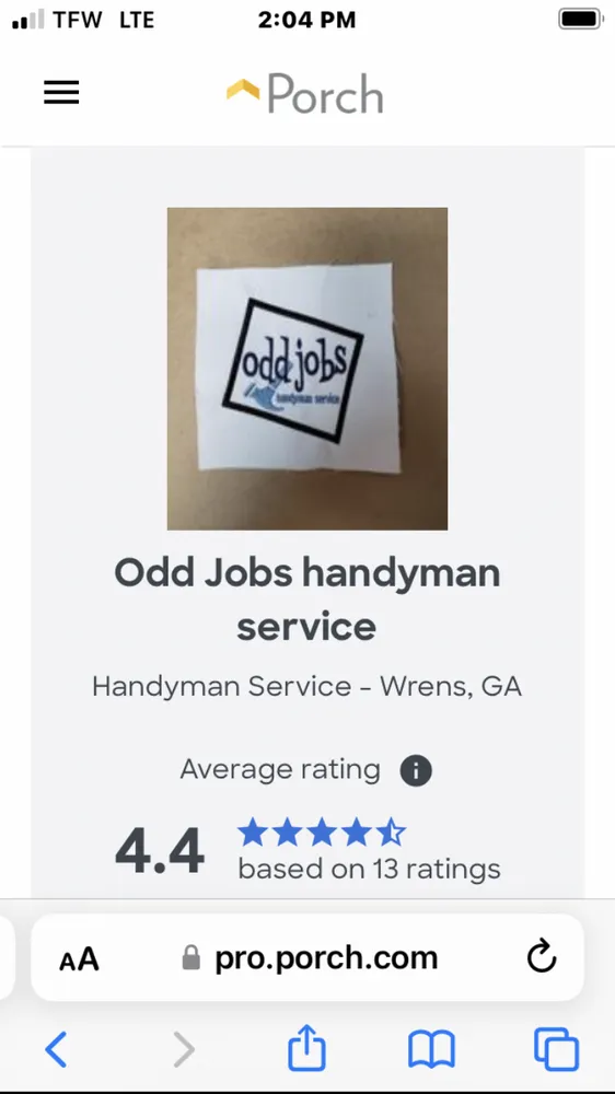 Slide of Odd Jobs Handyman and Roofing