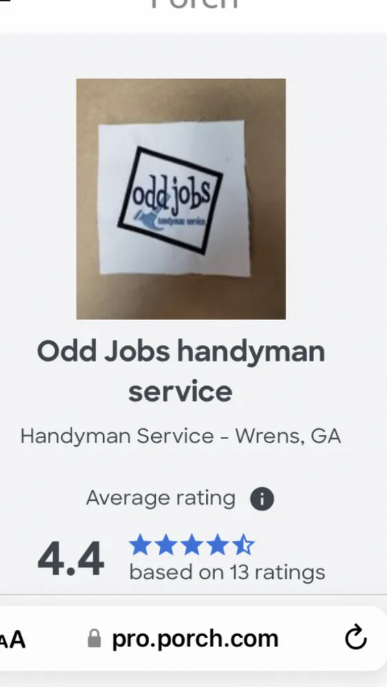 Slide of Odd Jobs Handyman and Roofing