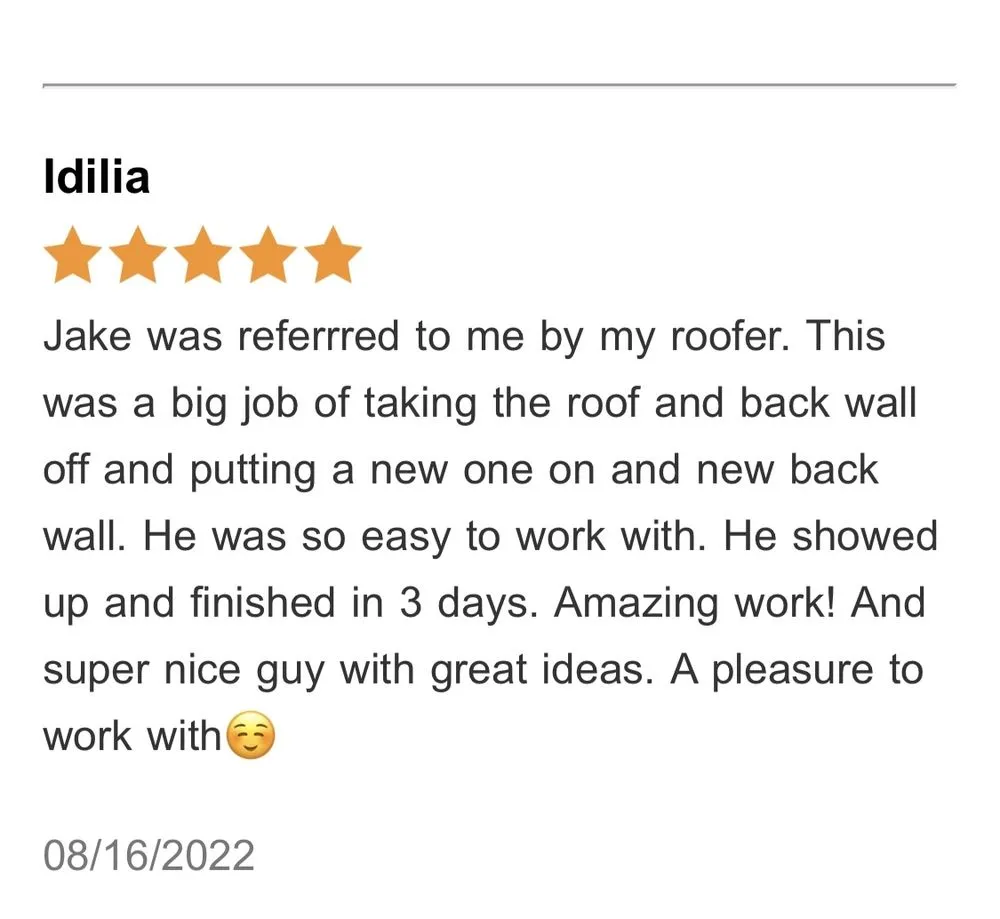 Slide of Off the Wall Custom Carpentry