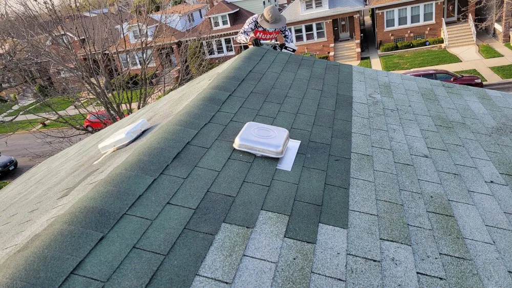 Slide of O'Hare Roofing Storm Masters