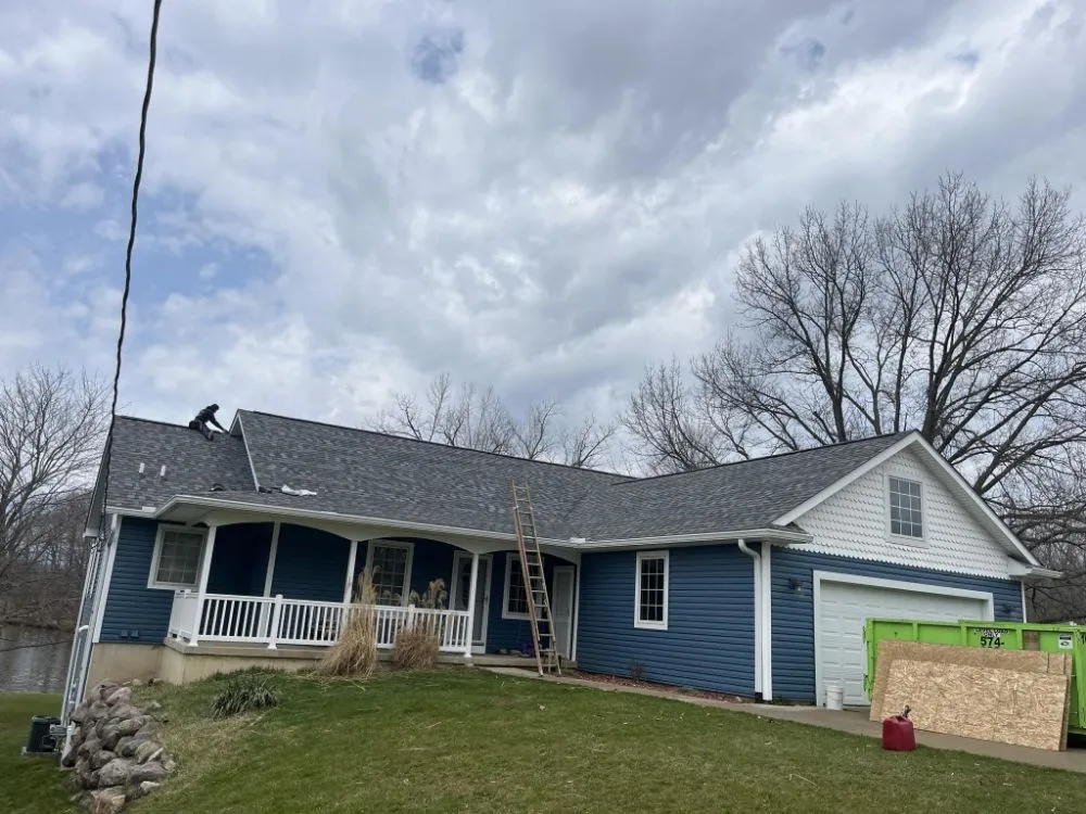 Slide of Ohime's Roofing construction and more