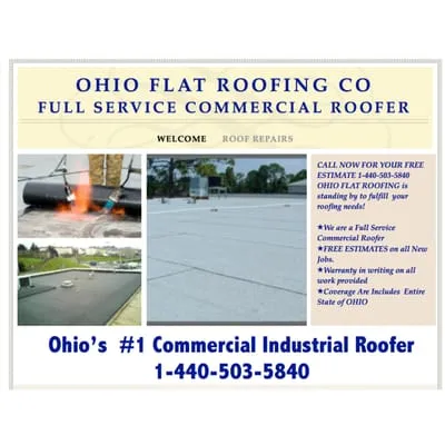 Ohio Flat Roofing Company Logo