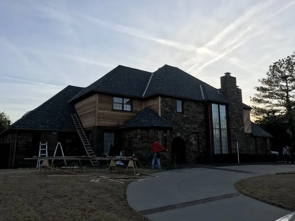 Slide of OKC Roofers