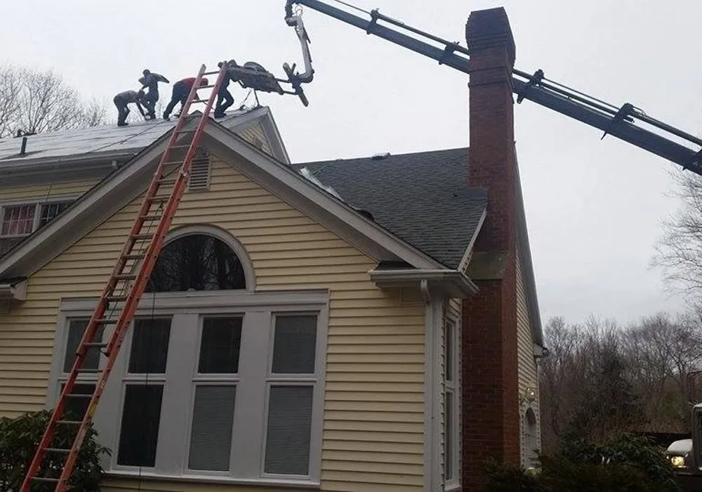 Slide of Old Colony Roofing