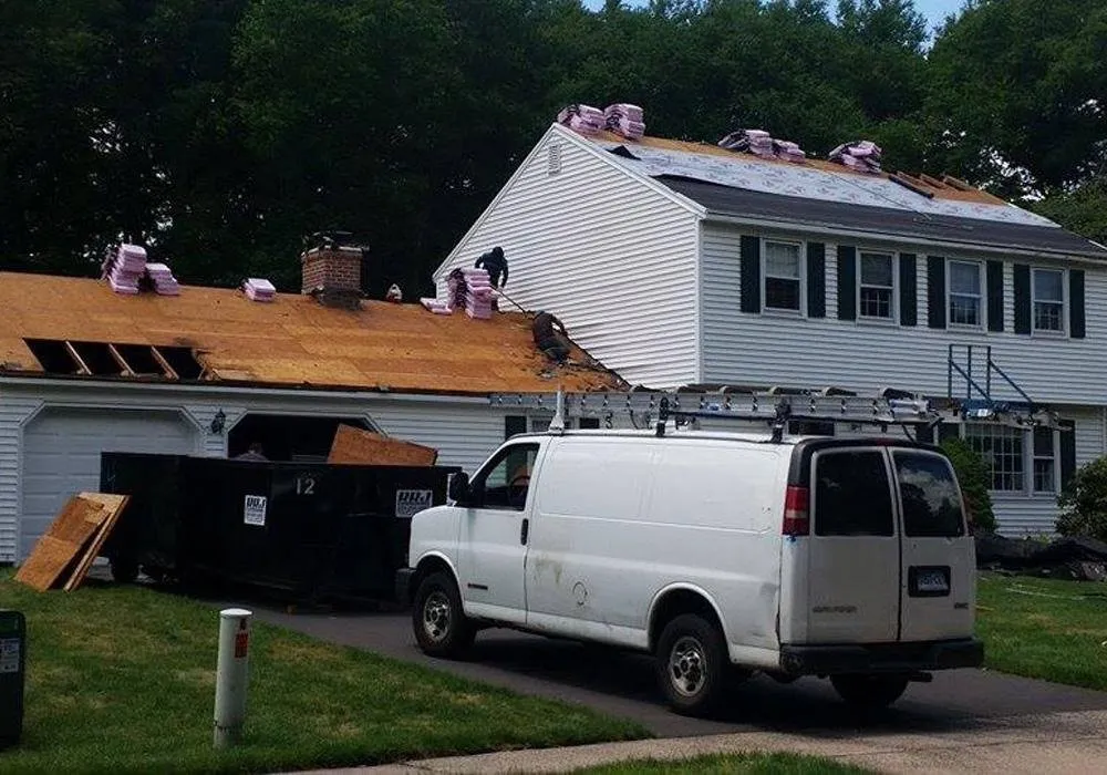 Slide of Old Colony Roofing