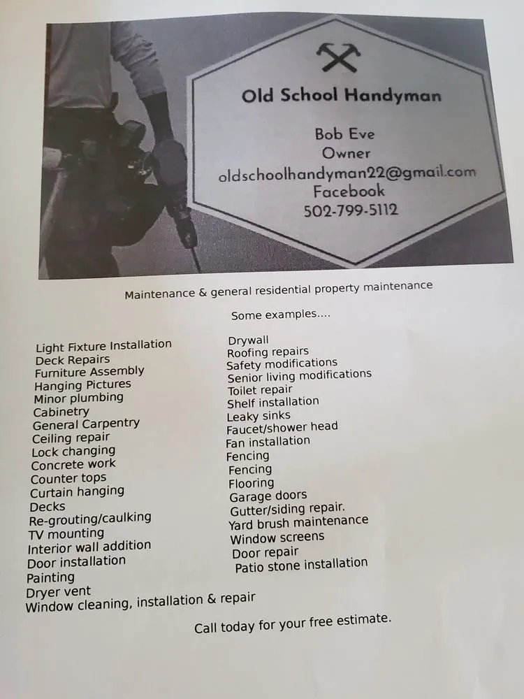 Slide of Old School Handyman