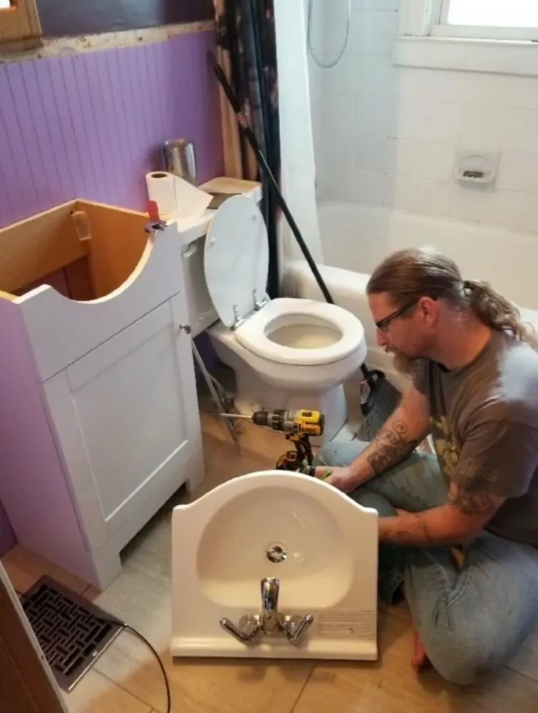 Slide of Old School Handyman