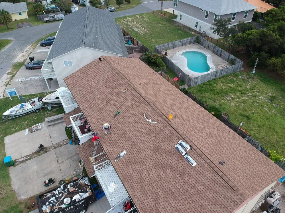 Slide of Old Town Roofing