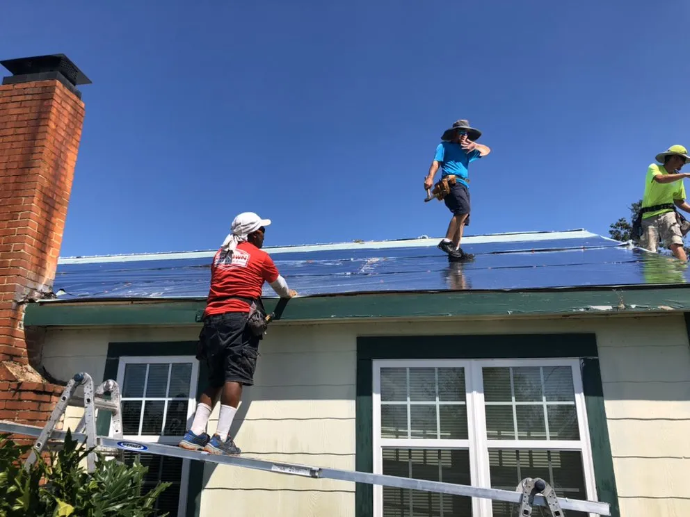 Slide of Old Town Roofing