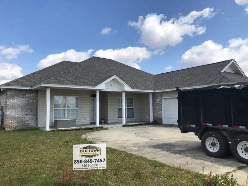 Slide of Old Town Roofing