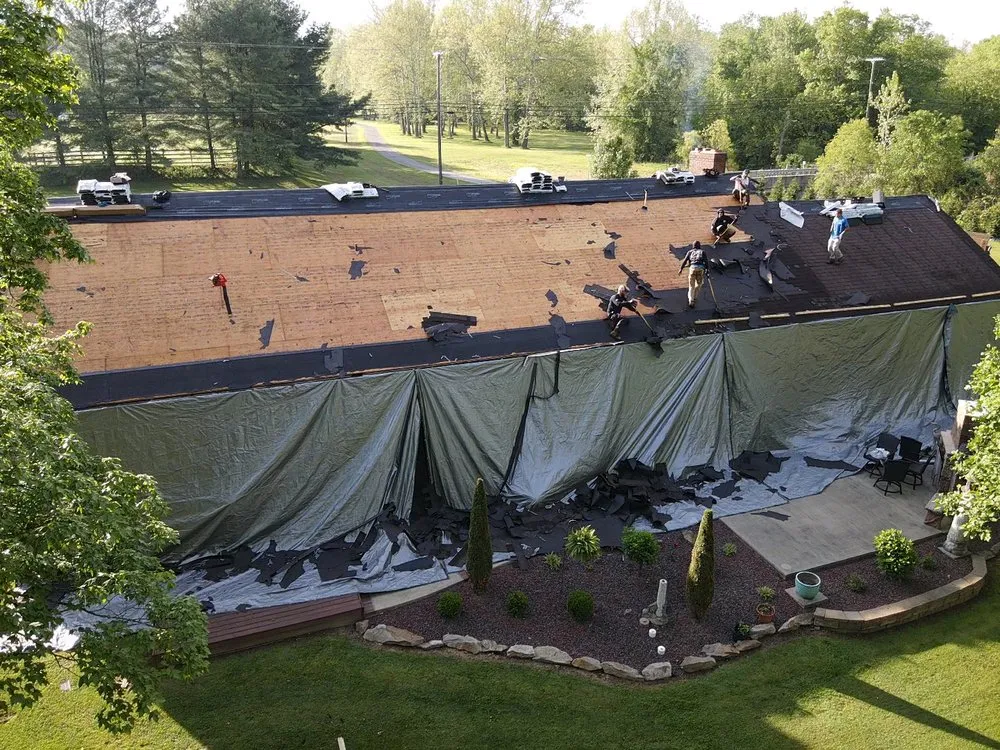 Slide of Olde Hickory Roofing and Gutters