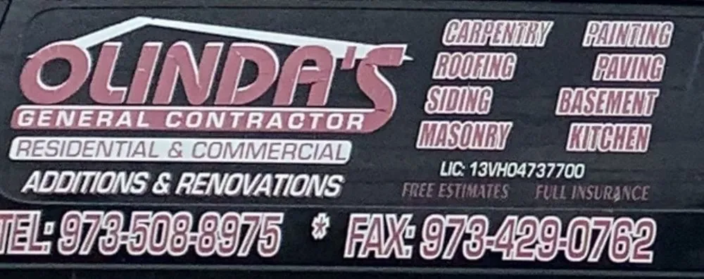 Slide of Olinda's General Contractor