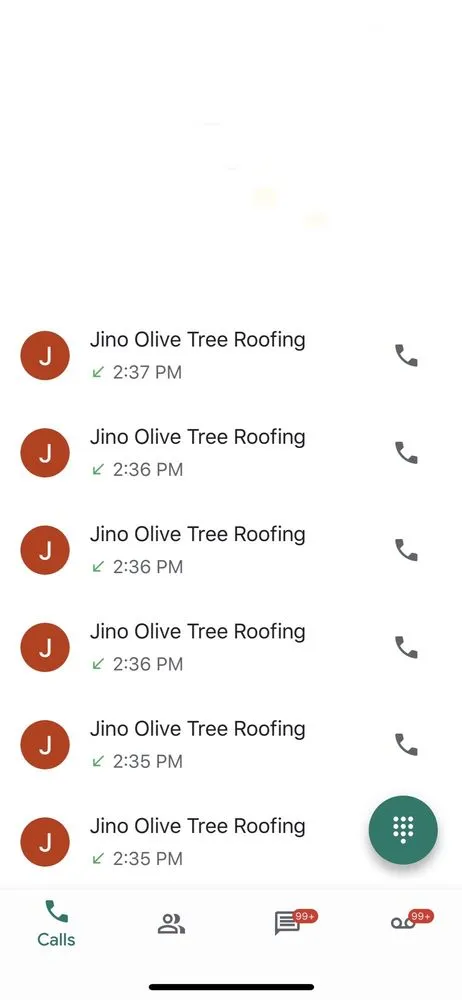 Slide of Olive Tree Roofing and Construction
