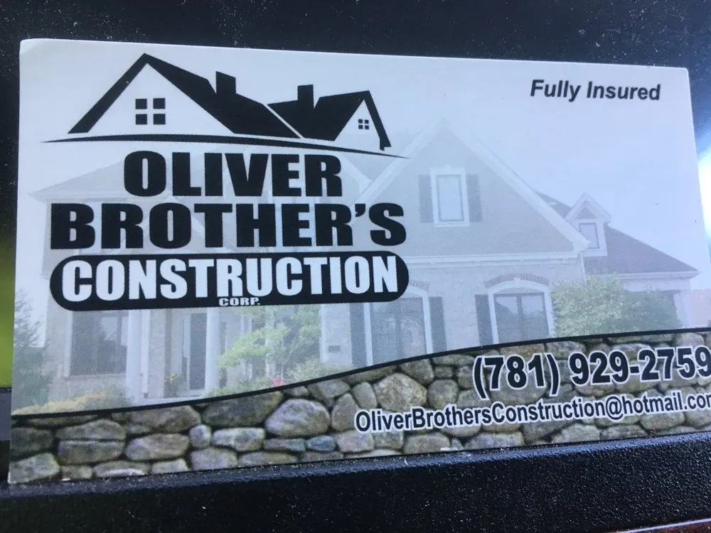 Slide of Oliver Brother's Construction