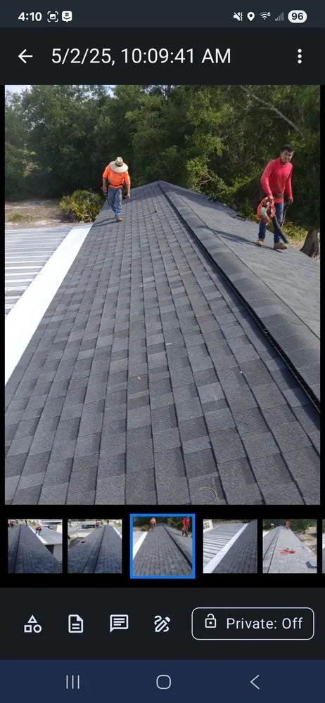 Slide of Olympus Roofing