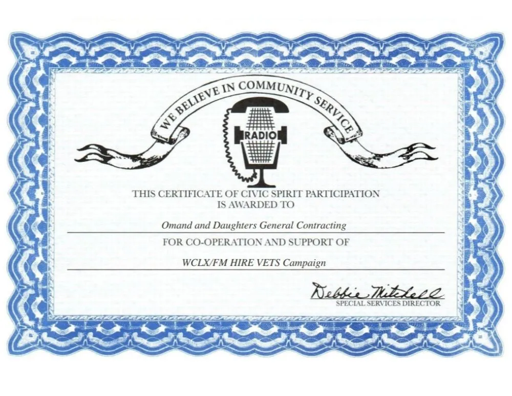 Slide of Omand and Daughters General Contracting