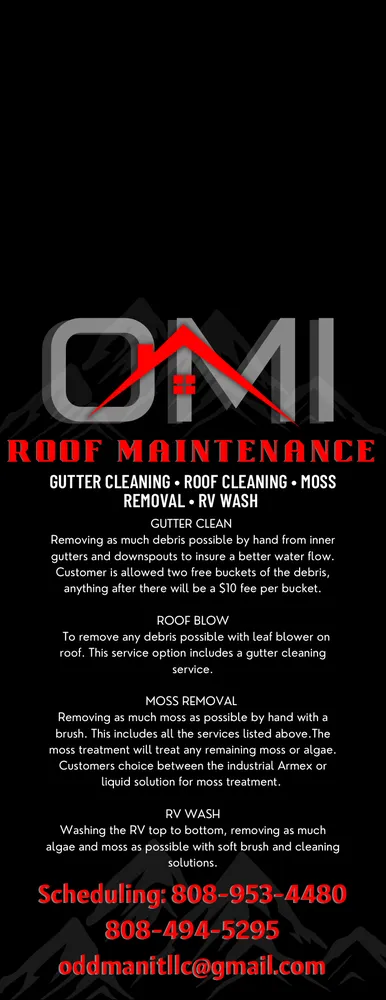 Slide of OMI Roof Maintenance