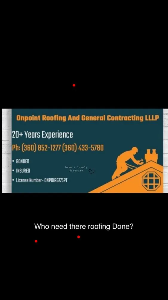 Slide of On Point Roofing and General Contracting