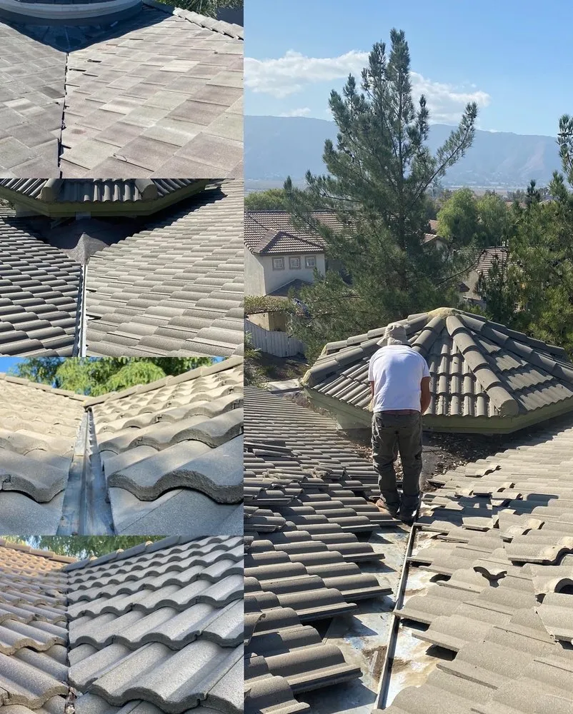 Slide of On Point Roofing Repair