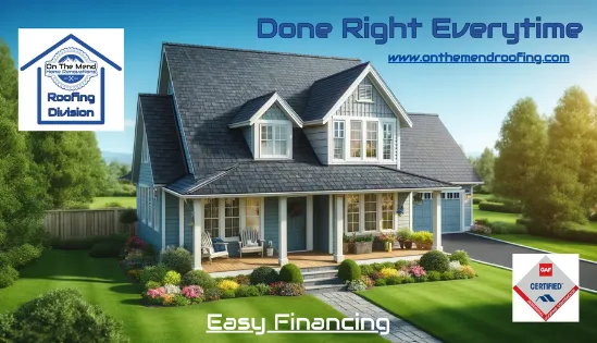 Slide of On The Mend Roofing