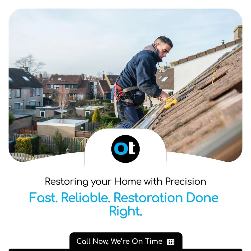 Slide of On Time Restoration & Construction