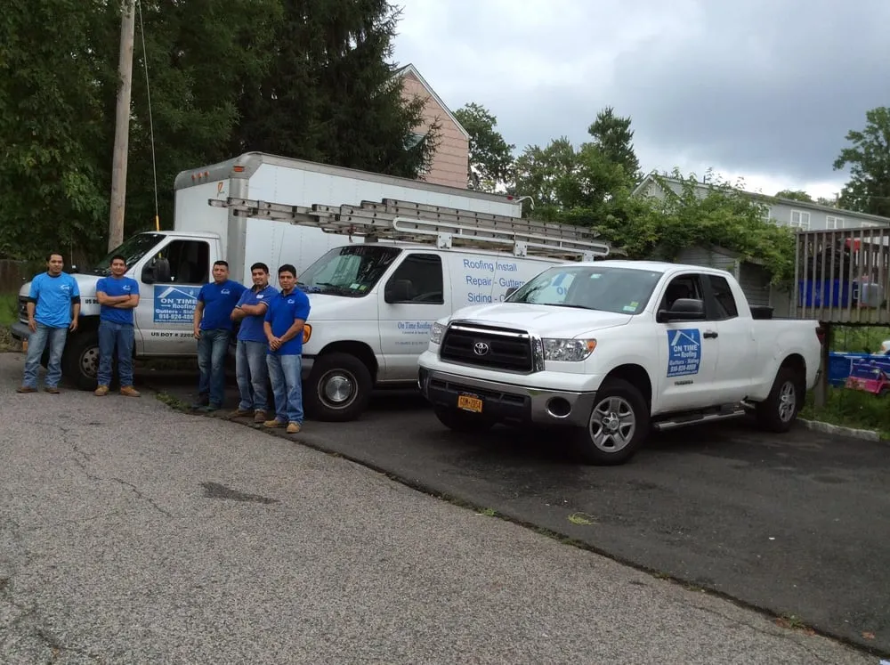 Slide of On Time Roofing