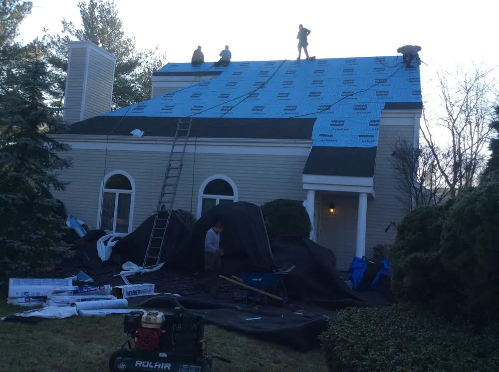 Slide of On Time Roofing