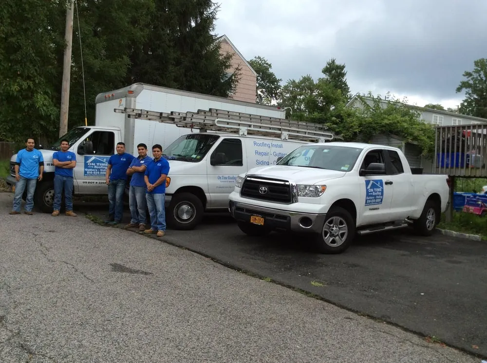 Slide of On Time Roofing
