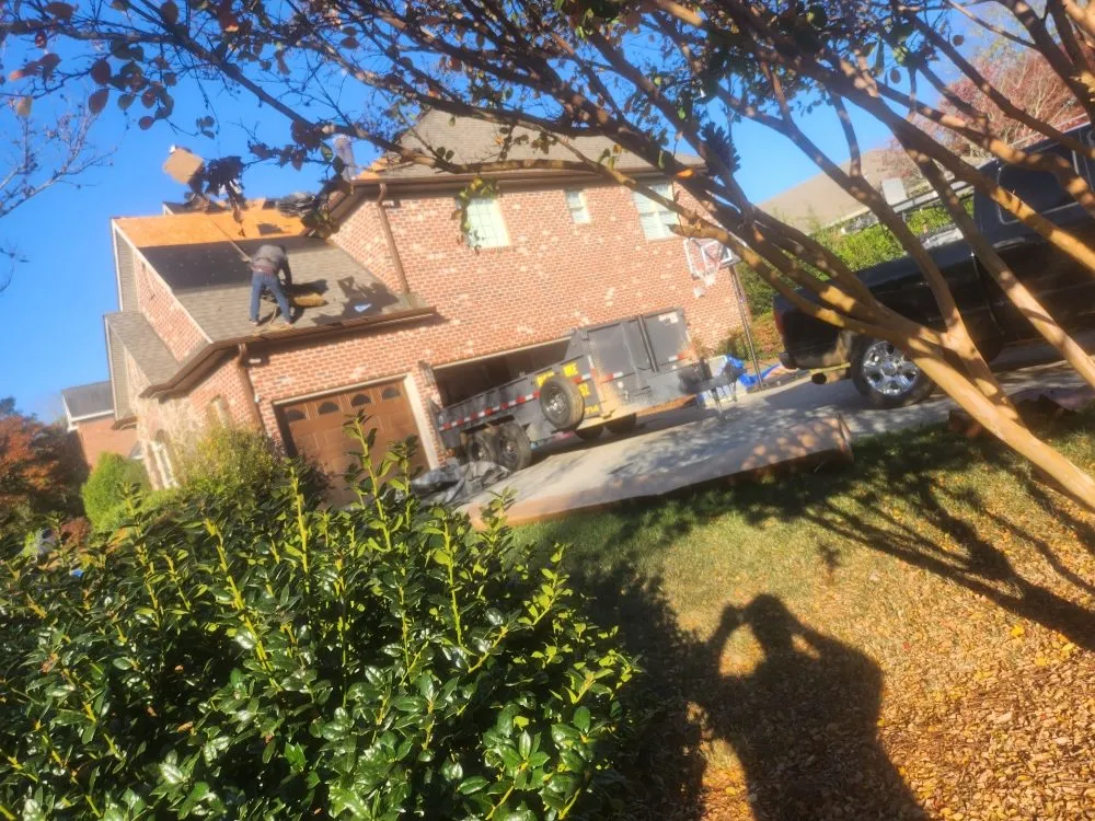 Licensed flat roof repair after storm damage across Winston-Salem, NC - Onc Hauling  Junk Removal Ans and More